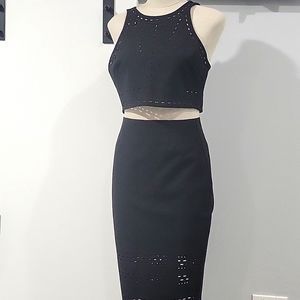 Elizabeth and James Black Sleeveless Dress